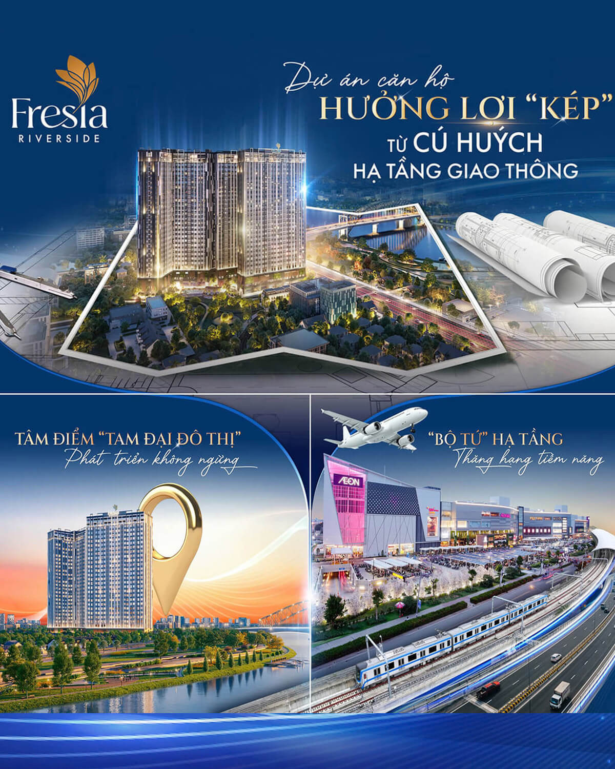 tiện ích căn hộ Fresia Riverside
